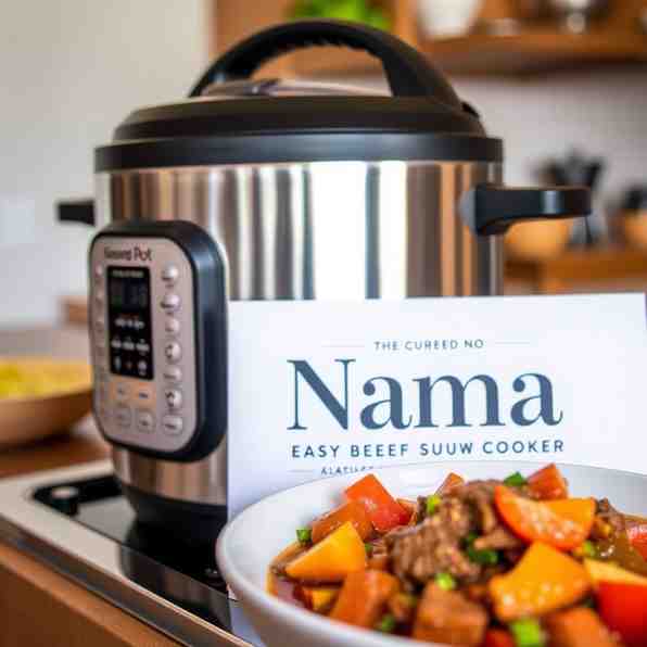 Nama - Easy Beef Stew Recipe for Pressure Cooker & Stovetop